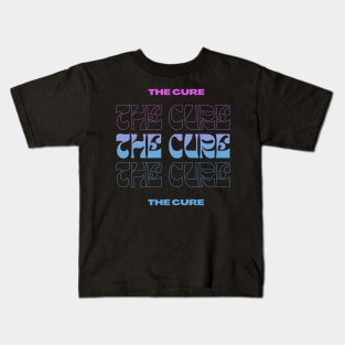 The Cure // Typography Fan Art Design Kids T-Shirt